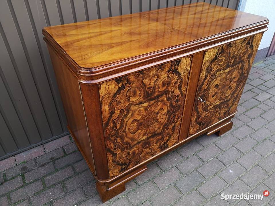 Komoda Pomocnik ARTDECO Orzech Stara Antyk Meble Swarzędz sprzedam