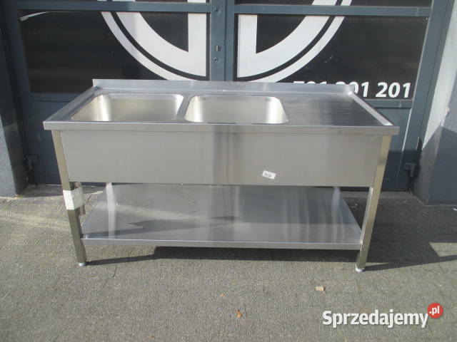 Nowy Zlew Gastronomiczny 2 Komorowy Z Półką Ostrów Wielkopolski