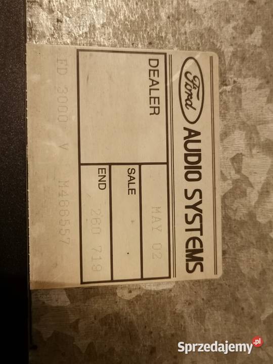 Radio FORD 3000 TRAFFIC 2 głośniki LR zestawy głośnikowe Myślenice