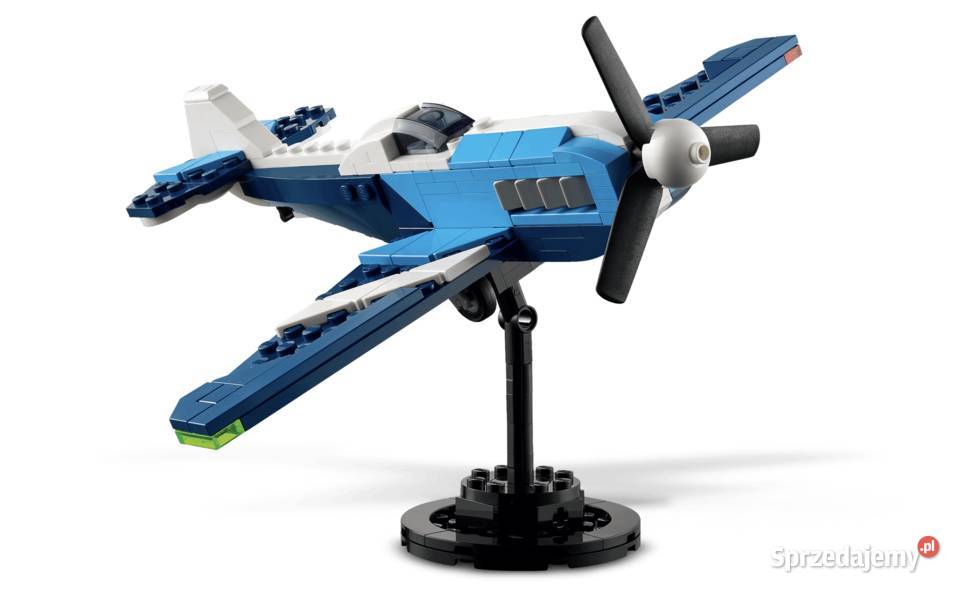 NOWE LEGO Statek powietrzny samolot wyścigowy Klocki Łódź sprzedam