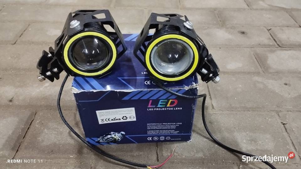 HALOGEN LED MOTOCYKLOWY RING LED U7 Lampa LED do Giżycko
