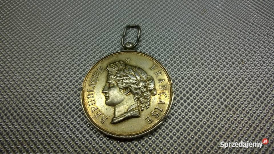 medal REPUBLIQUE FRANCAISE 1887r Warszawa