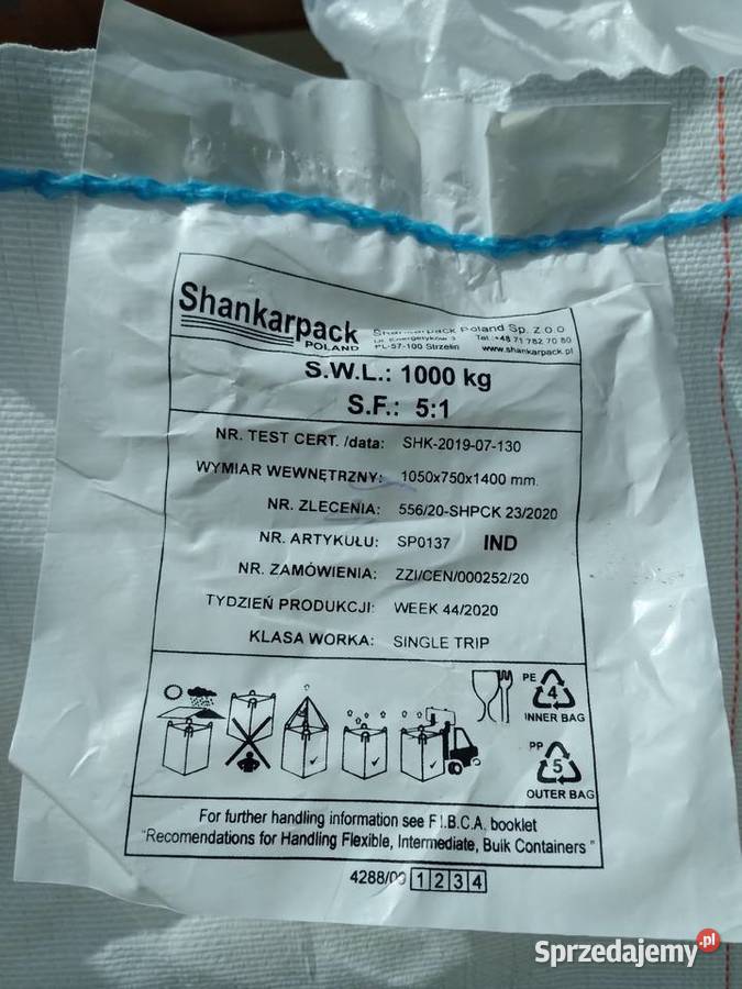 Big bag 105x75x95 1050x750x950 Lipinki Szlacheckie