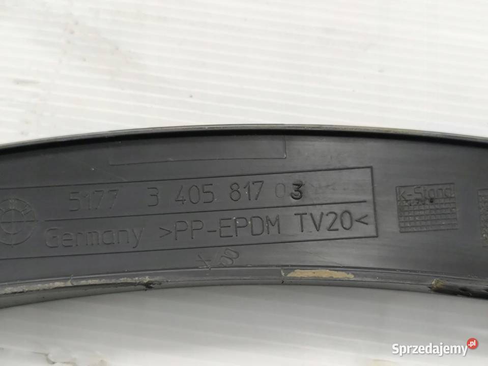 LISTWA BŁOTNIKA LEWY PRZÓD BMW X3 E83 3405817 osobowe wielkopolskie sprzedam