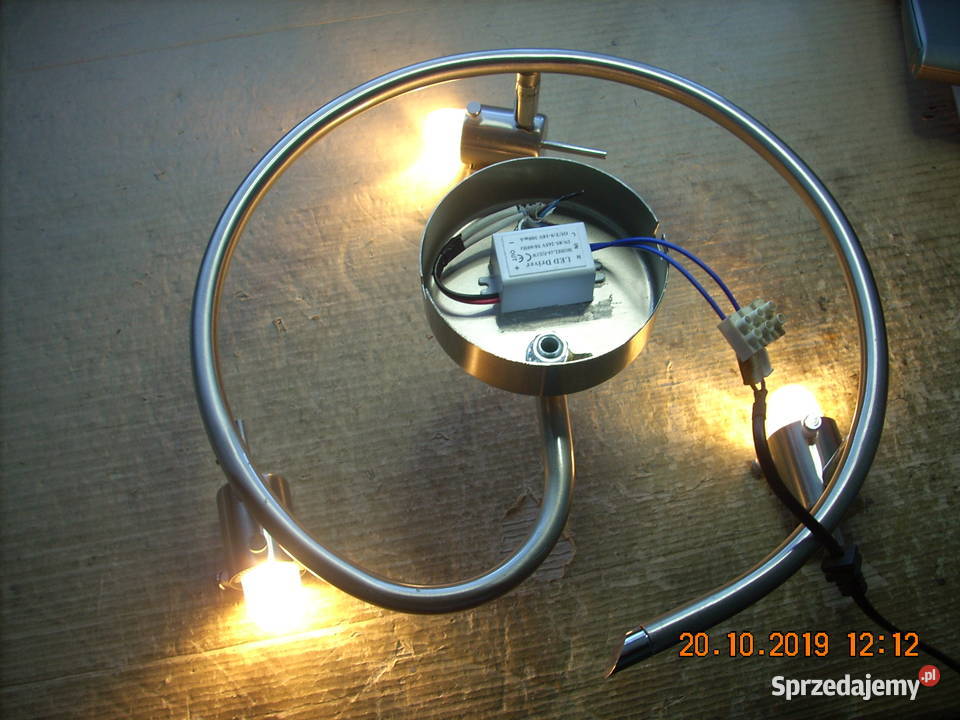 PLAFON SPOT LAMPA SUFITOWA 3x LED 3W chrom Piotrków Trybunalski