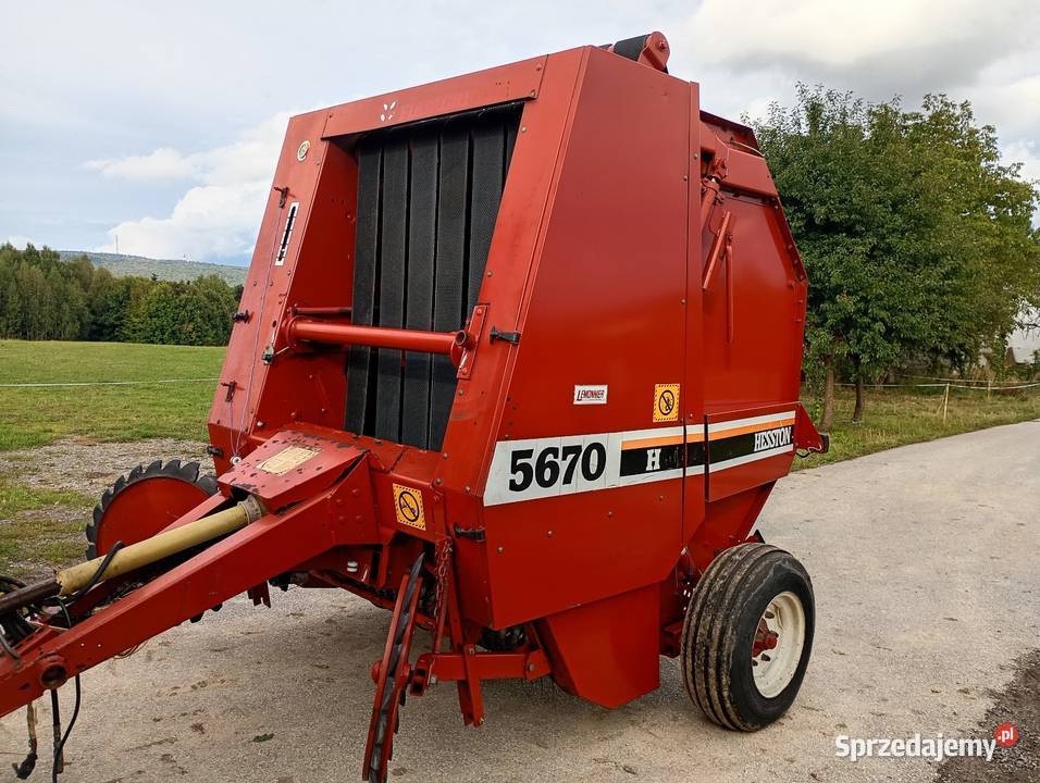Prasa rolująca Hesston Fiatagri 5670 H super świętokrzyskie Łagów