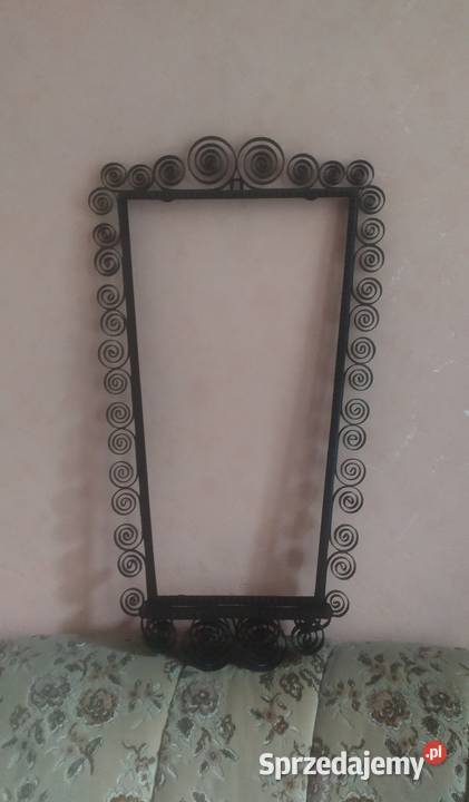 Rama metalowa lustro PRL Industrial Loft Vintage zachodniopomorskie Szczecinek
