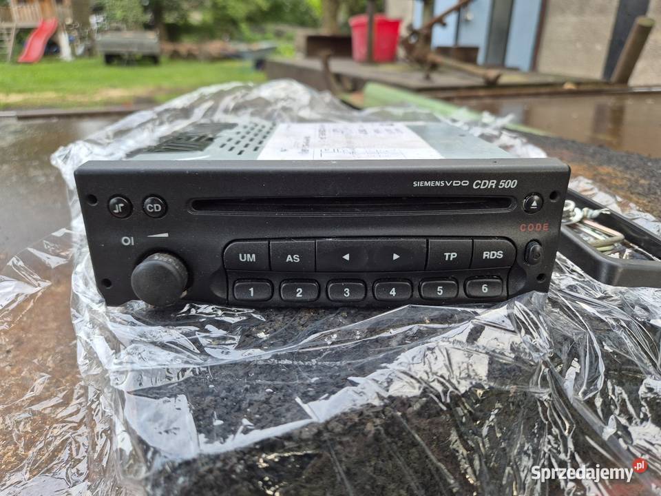 Opel CDR 500 Siemens VDO oryginalne radio Astra osobowe opolskie Kędzierzyn-Koźle
