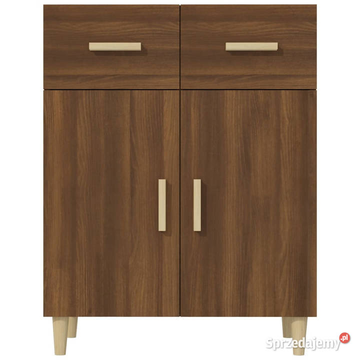 Komoda brązowy dąb 695x34x89 materiał Warszawa