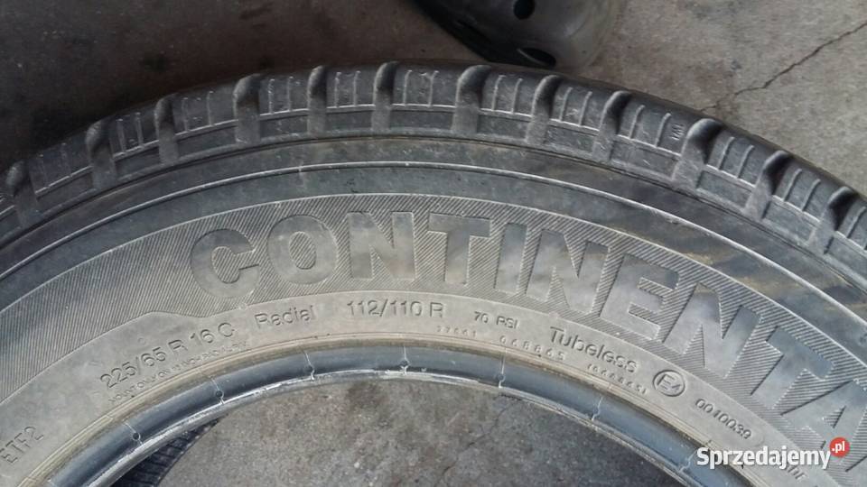 sprzedam 1 opona continetal vanko 8 22565r 16 c Katowice