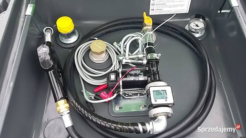 Mobilny zbiornik paliwa 900 l z licznikiem K600 Pozostałe Zielona Góra