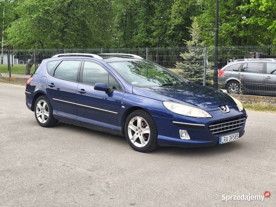 Peugeot 407 SW 20 HDI 244 przebiegu lubelskie