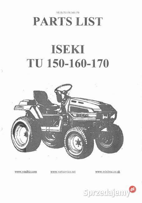 ISEKI TU150 TU160 TU170 TU145 TU155 katalog Kielce