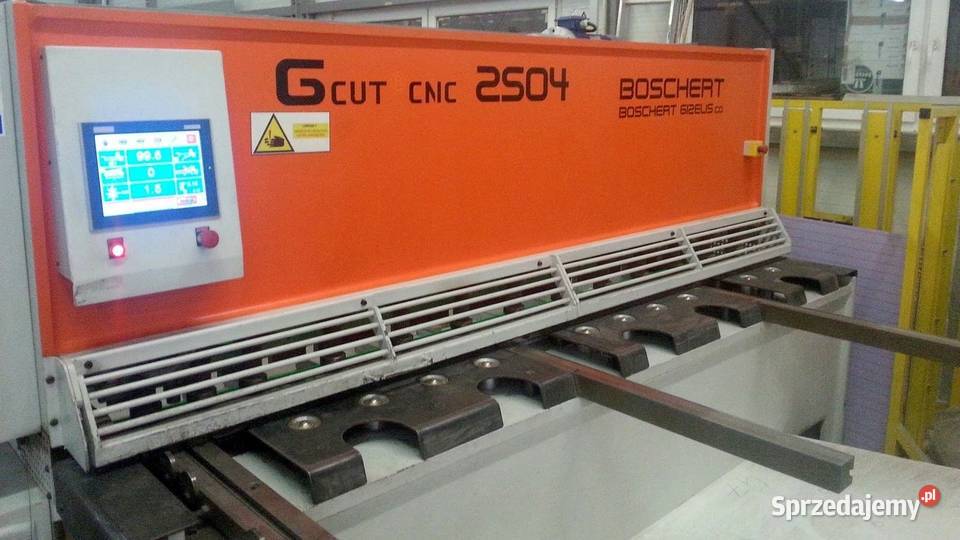 Nożyce gilotynowe BOSCHERT G CUT 2504 CNC dolnośląskie Jelenia Góra