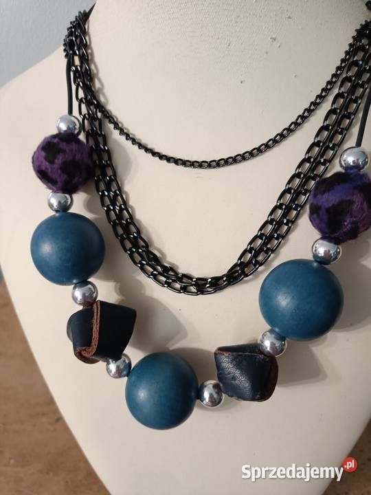 Świetny naszyjnik korale kolory Korale podlaskie Białystok sprzedam