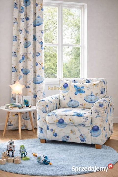 Tkanina tapicerska Bajka 66 Kosmos do pokoju Gdynia