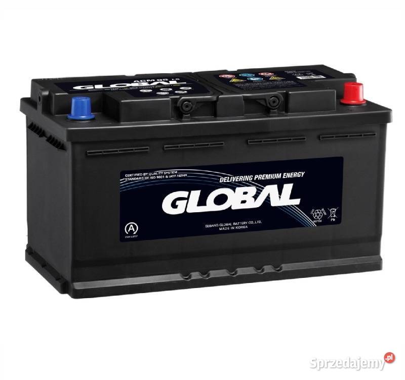 Akumulator 92Ah 850A Global AGM STARTSTOP Łódź