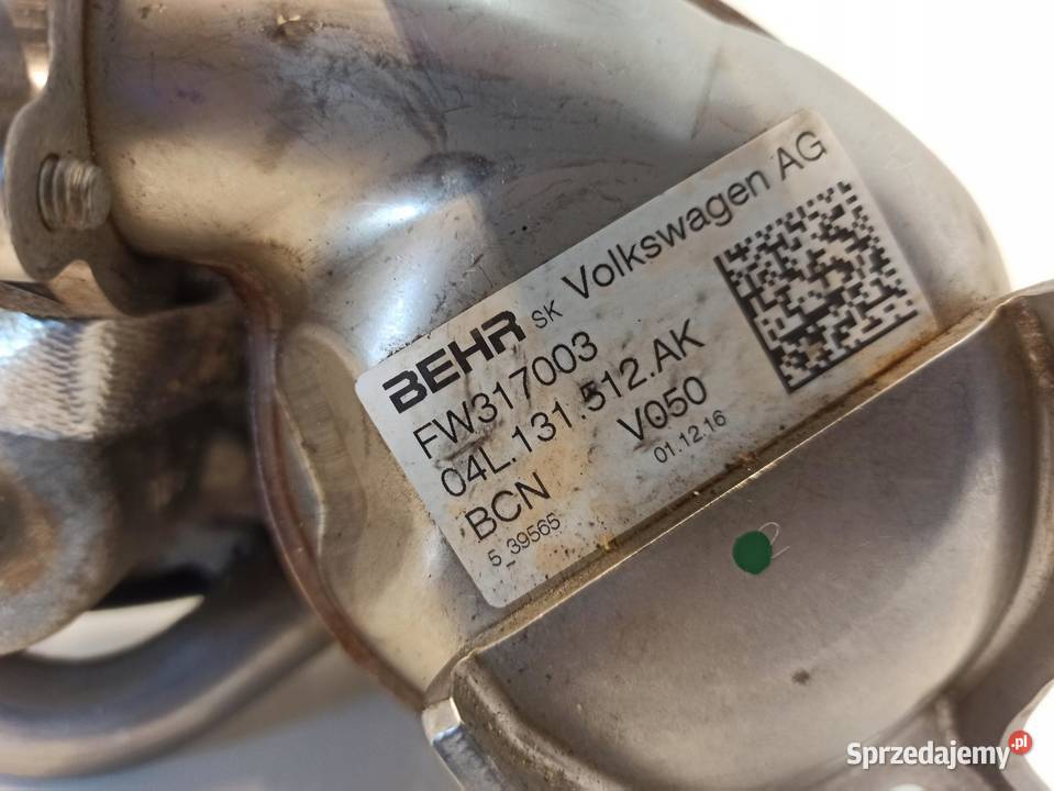 YETI ZAWÓR CHŁODNICA EGR 04L131512AK 04L131501L