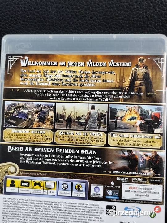 PlayStation 3 Call of Juarez The Cartel Sony Playstation 3 łódzkie Poddębice