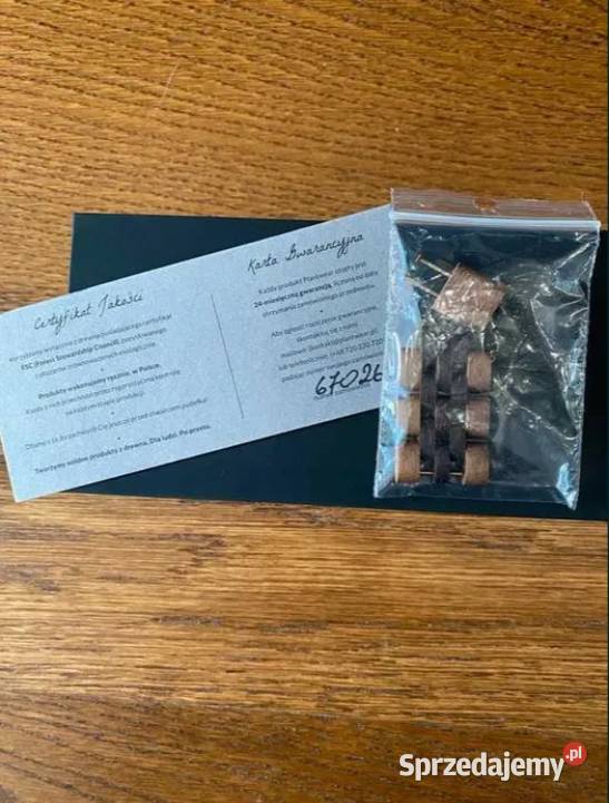 Drewniany zegarek Plantwear Chronograph lubelskie Lublin