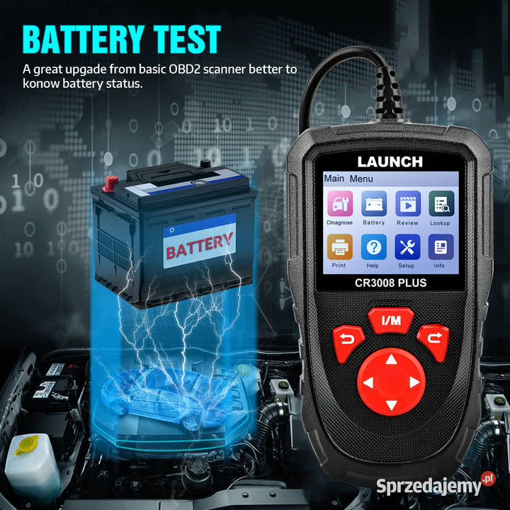 Skaner Diagnostyczny LAUNCH CR3008 PLUS do dolnośląskie Wrocław
