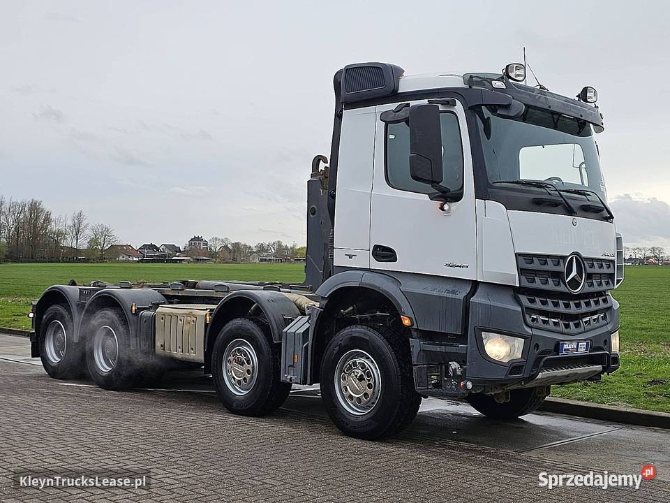 MercedesBenz AROCS 3248 8X4 FULL STEEL hakowiec 553669km Samochody ciężarowe sprzedam