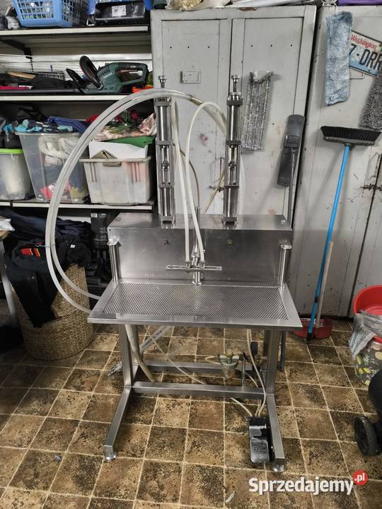 Nalewarka dwugłowicowa półautomatyczna stal Jaworzno sprzedam