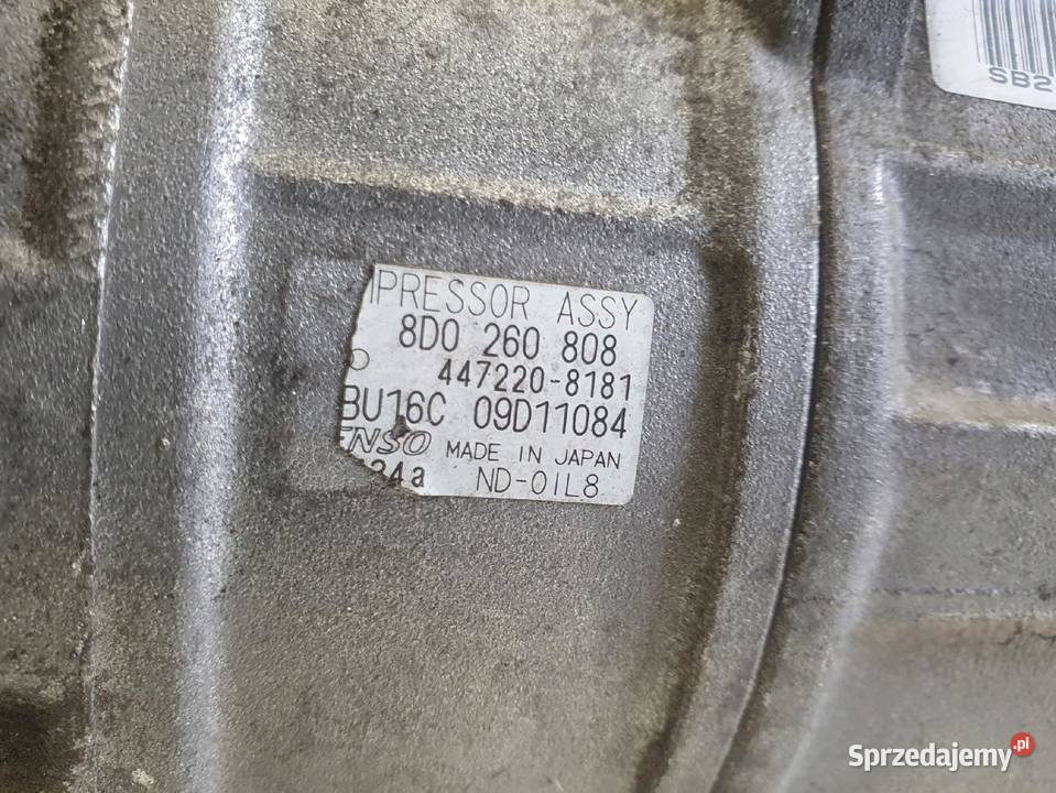 SPRĘŻARKA KLIMATYZACJI VW Passat B5 19 TDI pompa Rudka