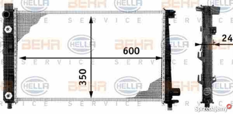 CHŁODNICA WODY DO MERCEDES A W168 0797 VANEO 414 Układ chłodzenia