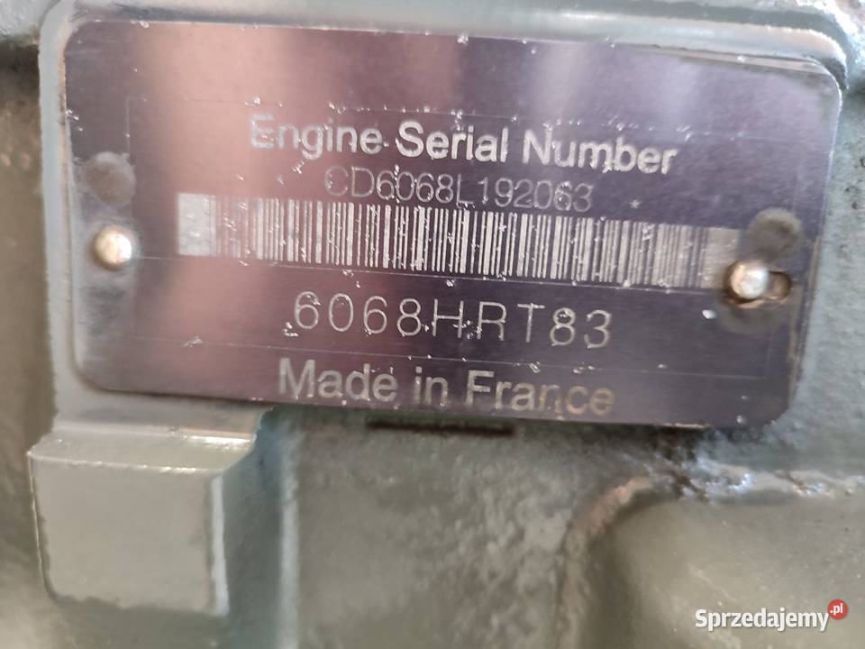 Silnik John Deere 6068HRT83 wielkopolskie Wilkowo sprzedam