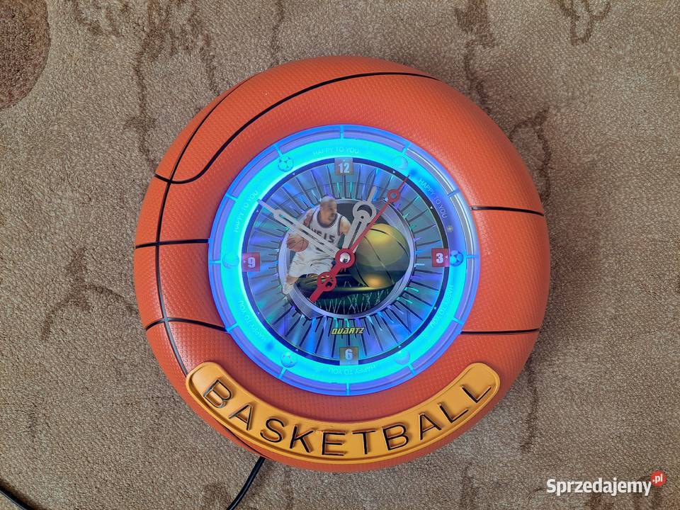 Zegar ścienny podświetlany Sport series Wyposażenie wnętrz Warszawa sprzedam