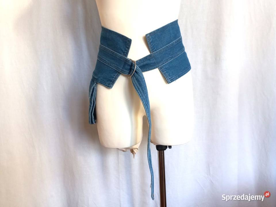 Pasek damski Kieszonka jeans niebieski Zara NOWE Białystok