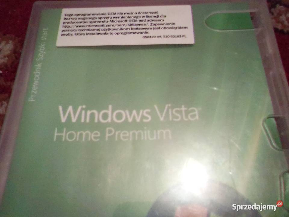 Windows Vista Home Premium system operacyjny Wodzisław Śląski