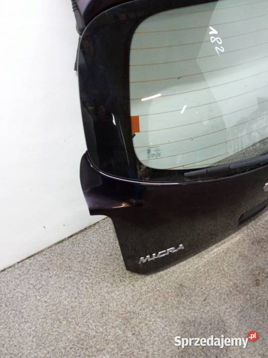 KLAPA TYŁ GAB K13 LIFT Nissan Micra IV 2010 Rok produkcji 2015 sprzedam