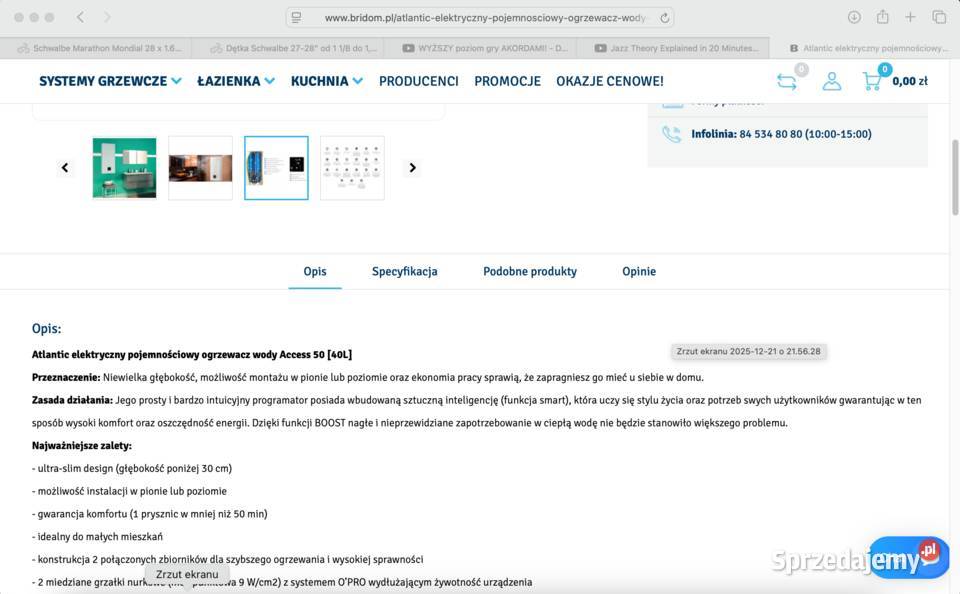 Bojler nie używany sprzedam wielkopolskie Grodziec