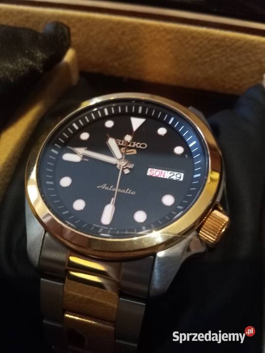 Seiko 5 Sports SRPE58K1 piękny automat bicolor Męskie Włocławek sprzedam