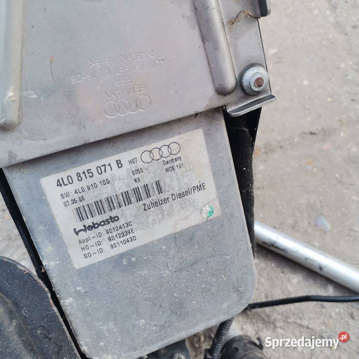 Webasto ogrzewanie postojowe audi Q7 Gubin