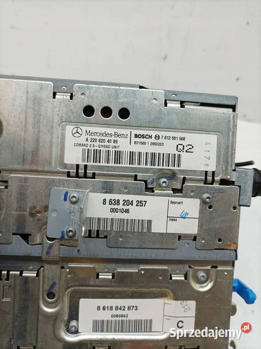 RADIONAWIGACJA 2208204089 MercedesBenz Sklasa IV Rok produkcji 2001