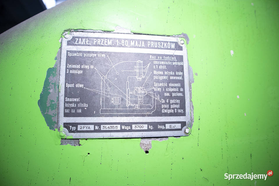 Frezarka do metalu pionowa 2FYA Pruszków 11kw Suwałki