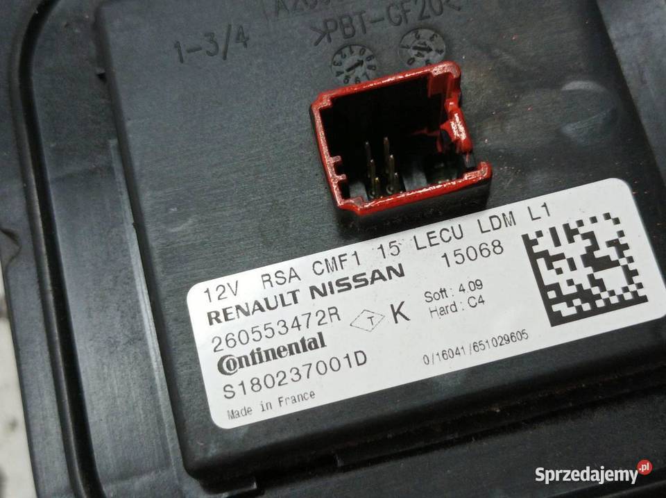 PRZETWORNICA XENON 260553472R Renault Kadjar I