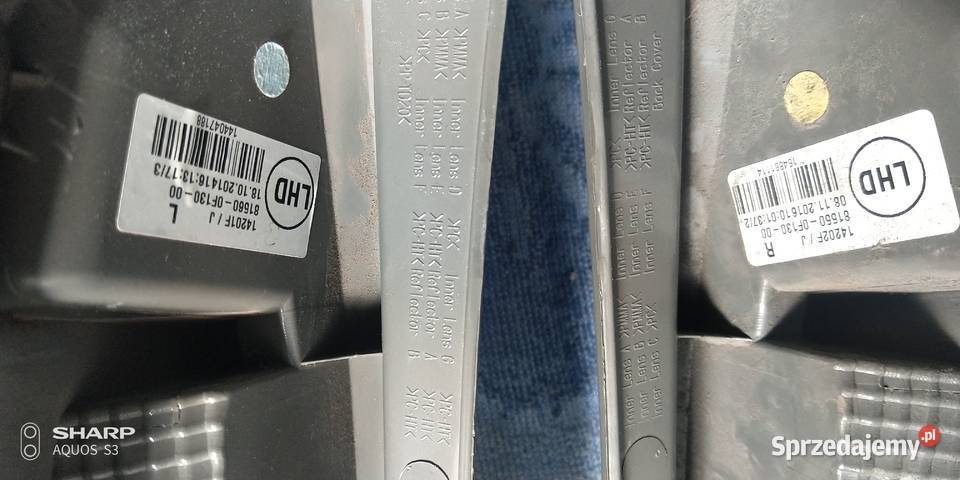 Toyota Verso FL komplet lamp tylnich