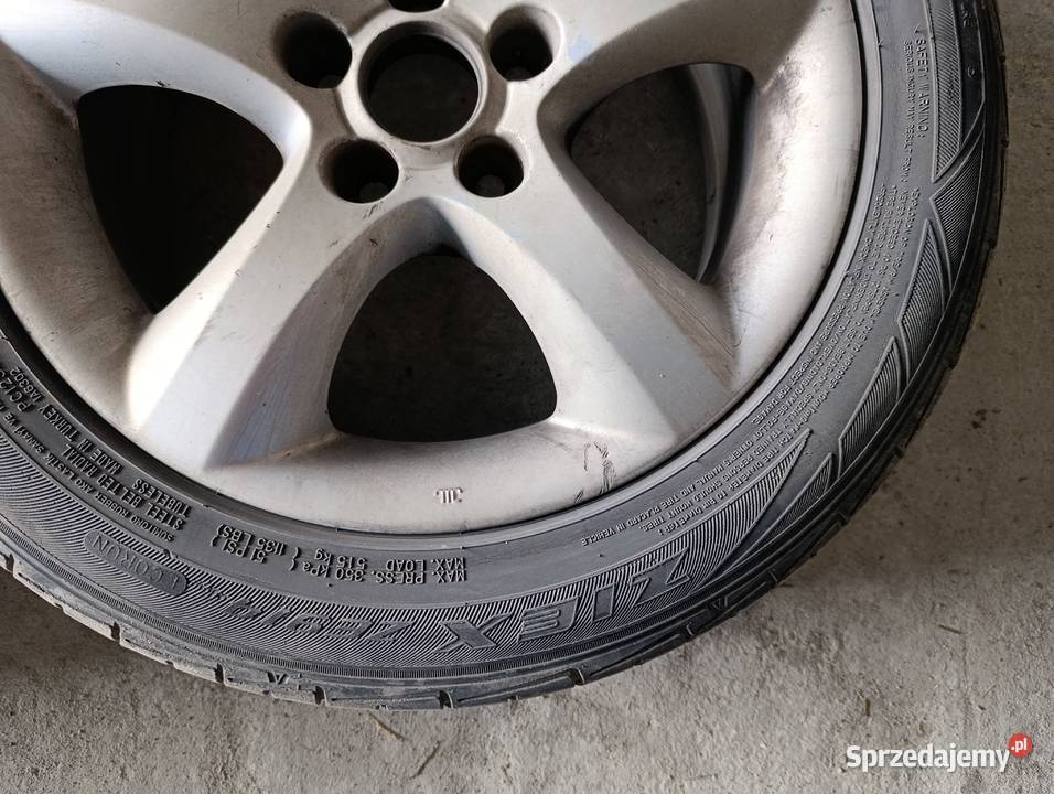 5 Felga aluminiowa z oponami letnimi 5100 Samochodowe śląskie sprzedam