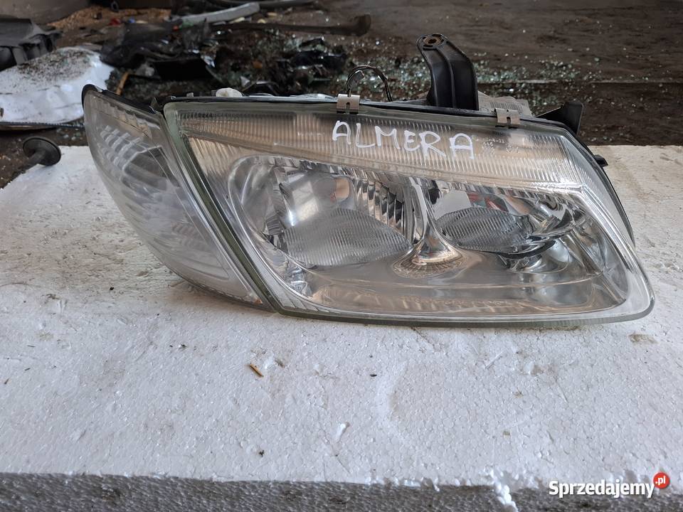 Lampa Prawa Przednia Nissan Almera Części samochodowe Wisznice