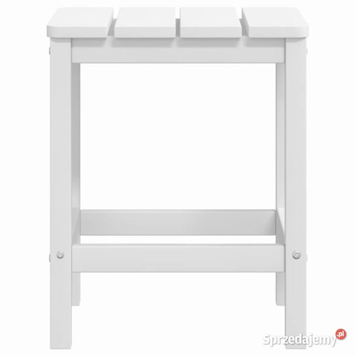 Stolik ogrodowy Adirondack biały 38x38x46 HDPE mazowieckie Warszawa