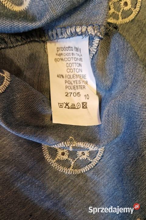 Damska KOSZULA jakby jeansowa z haftem XXL nowa Lublin