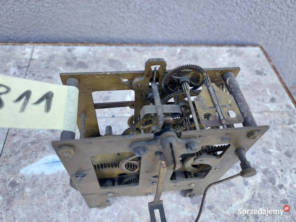 811 Mechanizm starego zegara ściennego GB P42 Tczew sprzedam