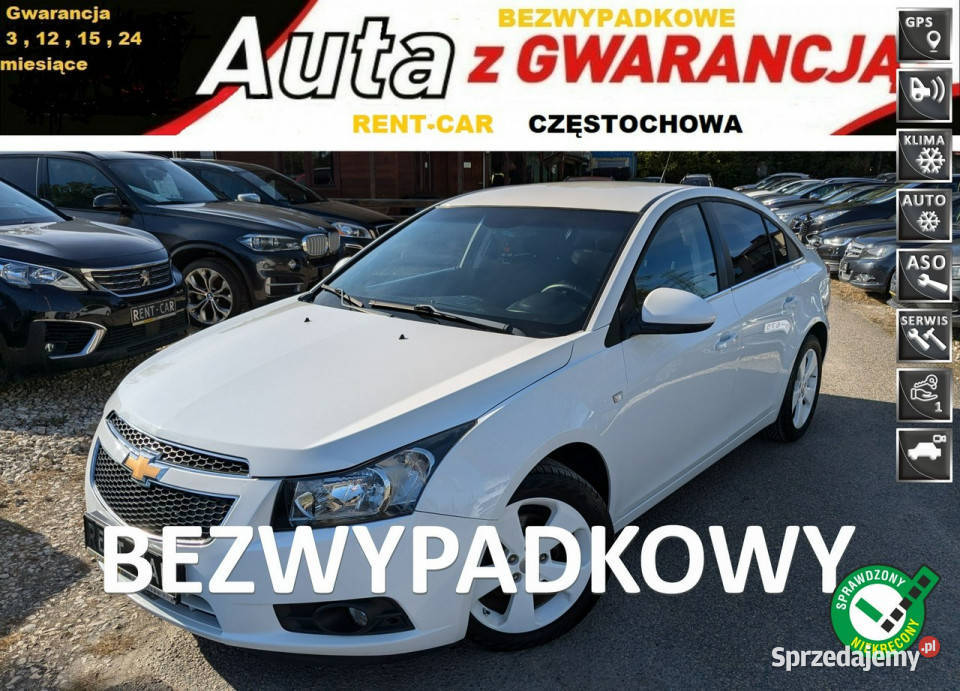 Chevrolet Cruze 17D130OPŁACONY Bezwypadkowy Navi manualna Częstochowa