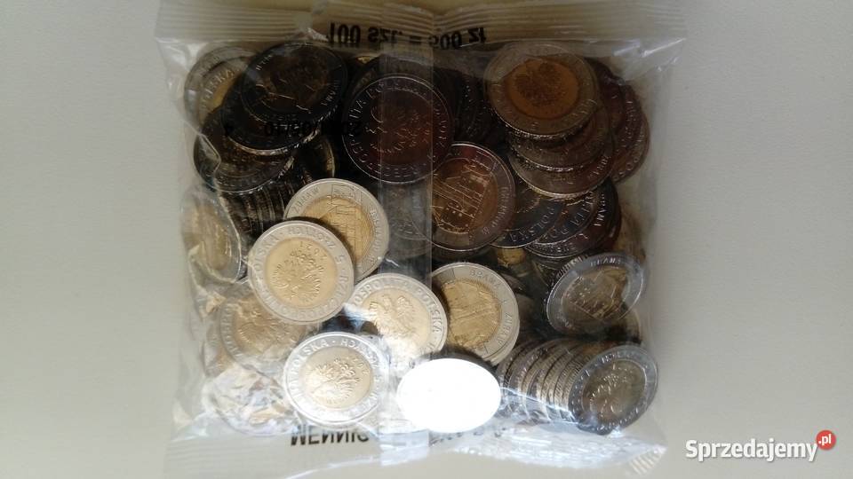 Moneta okolicznościowa 5 2021 r Brama żuraw w