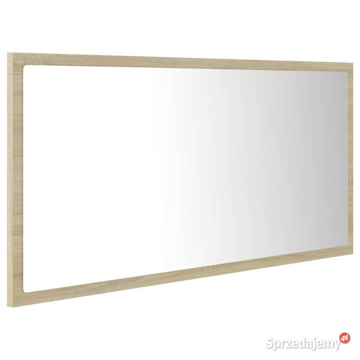 Lustro łazienkowe LED kolor dąb sonoma 90x85x37 sprzedam