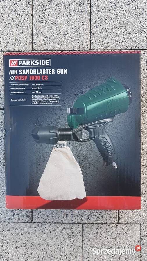 Pistolet do piaskowania pneumatyczny PARKSIDE Pistolety do piaskowania dolnośląskie Wykroty